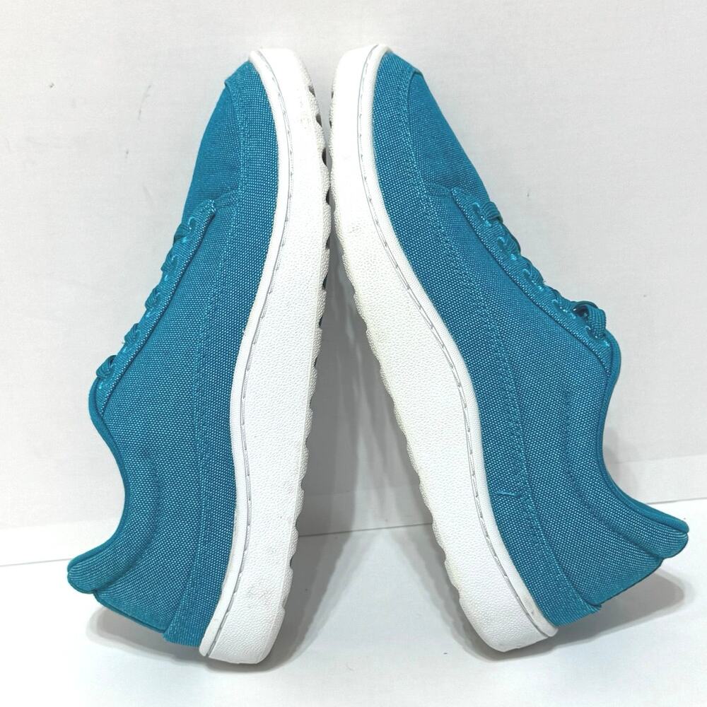 ALLBIRDS Women’s Lace Up Canvas Pacer Athletic Shoe Thrive Teal Size 7 - Picture 10 of 13